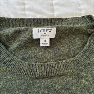 J. Crew Moss Green Crewneck Sweater